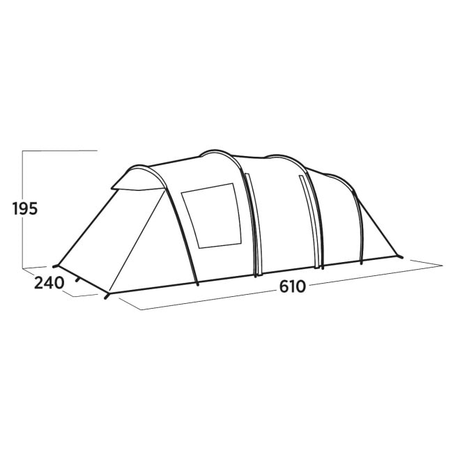Палатка шестиместная Easy Camp Leka Twin 6 (120492)