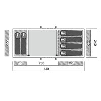 Палатка шестиместная Easy Camp Leka Twin 6 (120492)