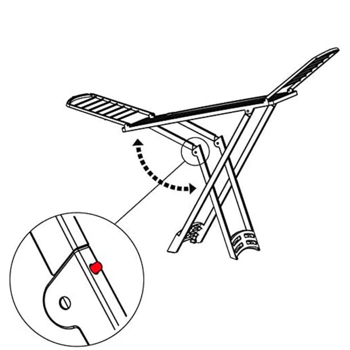 Сушилка для белья напольная Gimi Zaffiro (155225)