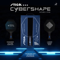 Ракетка для настільного тенісу Stiga Cybershape Future 3 Star FL (1213-0304-35)
