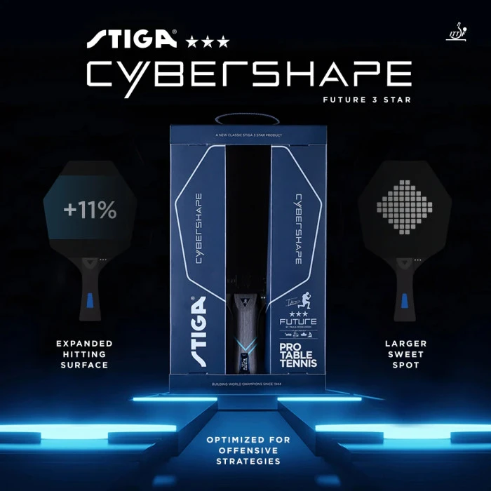 Ракетка для настільного тенісу Stiga Cybershape Future 3 Star FL (1213-0304-35)
