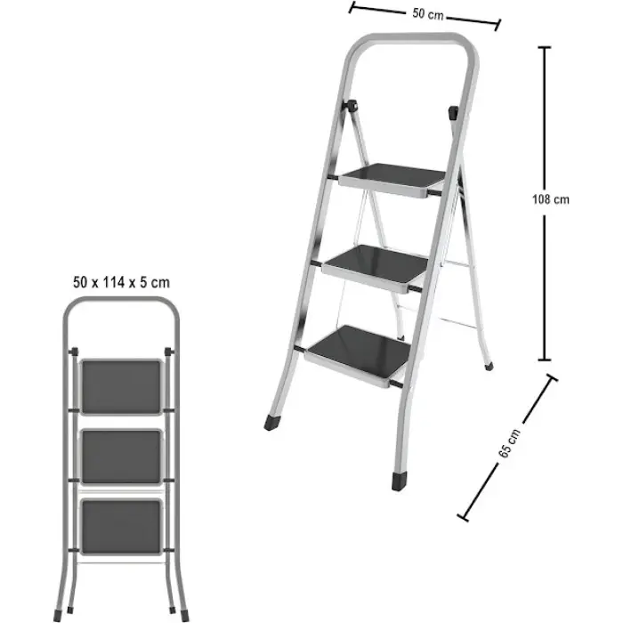 Драбина Colombo Factotum Alu 3 щаблі (G110AT3W)