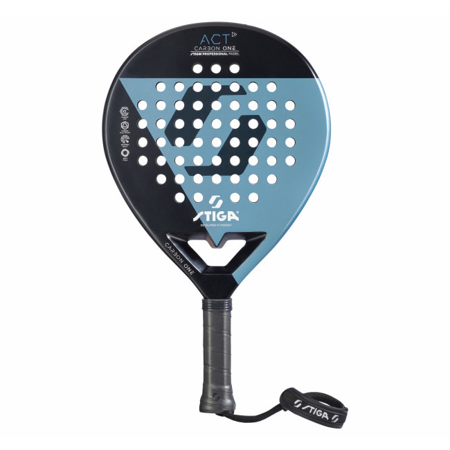 Ракетка для падел тенісу Stiga Racket ACT Black/Blue (2202-0916-01)