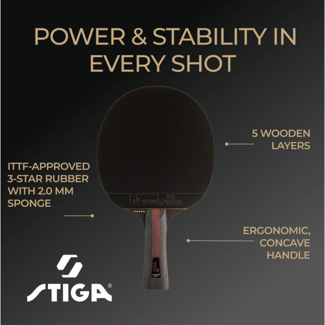 Ракетка для настільного тенісу Stiga Flexure 5 Star ver.2 FL (1215-1205-35)