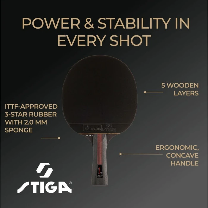 Ракетка для настольного тенниса Stiga Flexure 5 Star ver.2 FL (1215-1205-35)