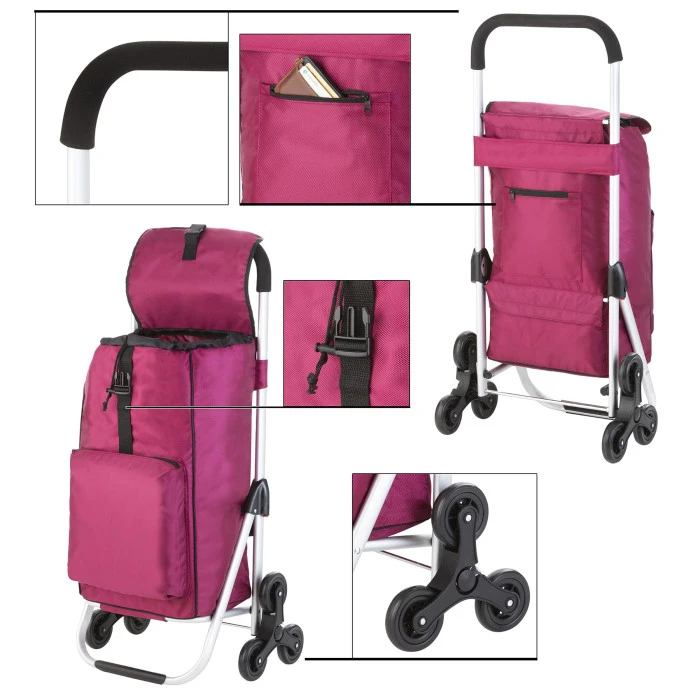 Сумка-тележка ShoppingCruiser Stairs Climber 53 Fuchsia (604353)