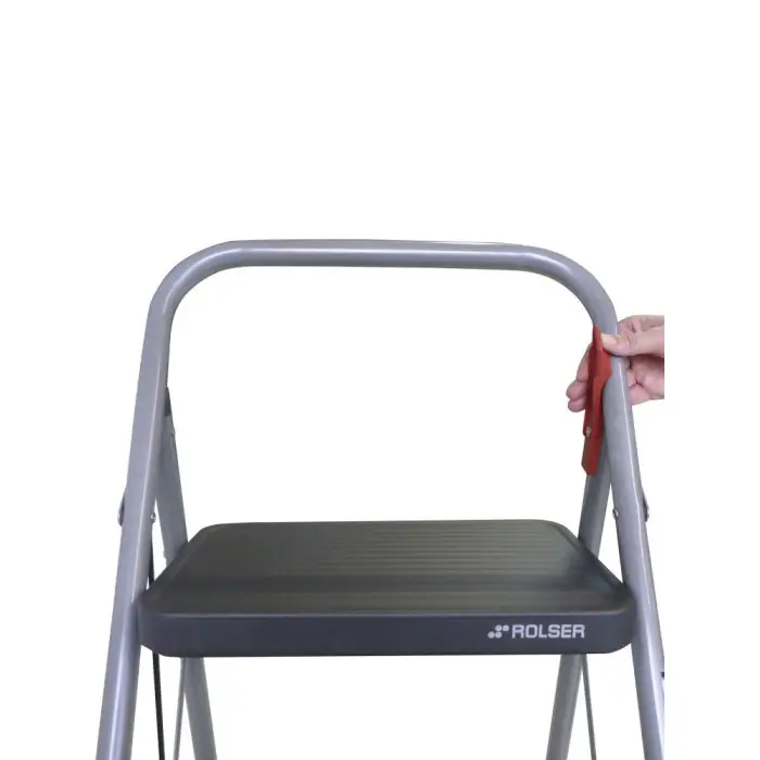 Лестница Rolser Taburete M/11 UNE 3 ступени Antracita (MET004-1021)