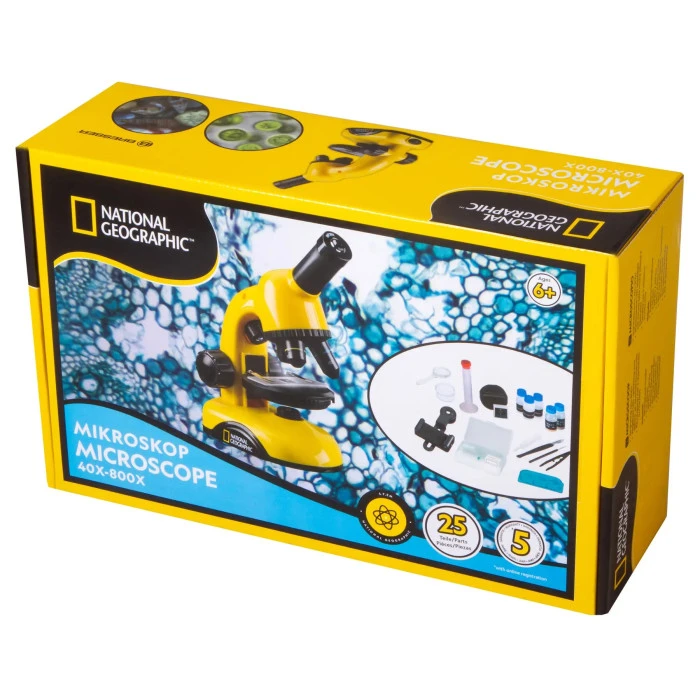 Микроскоп National Geographic Biolux 40x-800x с адаптером к смартфону (9039500)