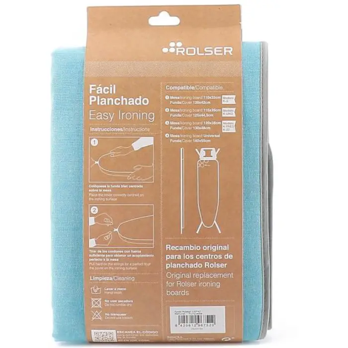 Чехол для гладильной доски Rolser Muleton Turquesa 130 x 48 см (FUR003-2088)
