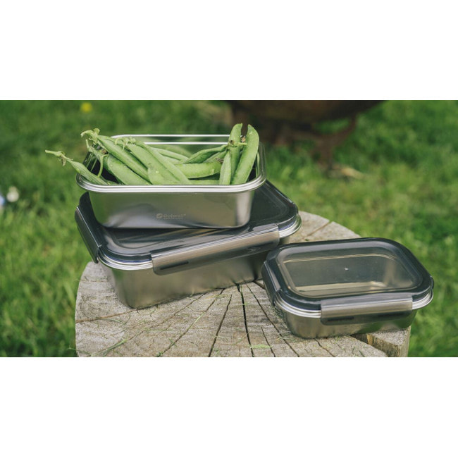 Набір харчових контейнерів із нержавіючої сталі Outwell Camper Food Box Set 3 шт (651210)