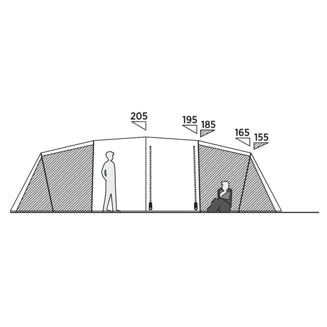 Намет восьмимісний Easy Camp Leka Twin 8 (120493)
