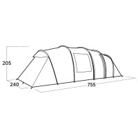 Палатка восьмиместная Easy Camp Leka Twin 8 (120493)