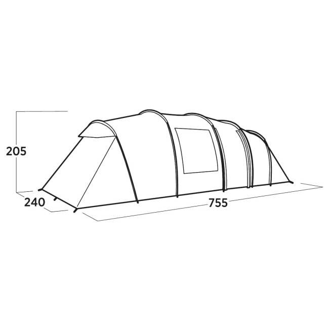 Намет восьмимісний Easy Camp Leka Twin 8 (120493)