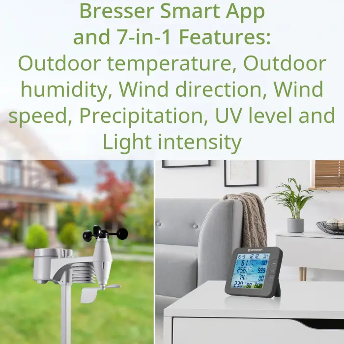 Метеостанция Bresser Smart Home 7-in-1 Weather Center ClimateConnect Grey (7003600QT5000)