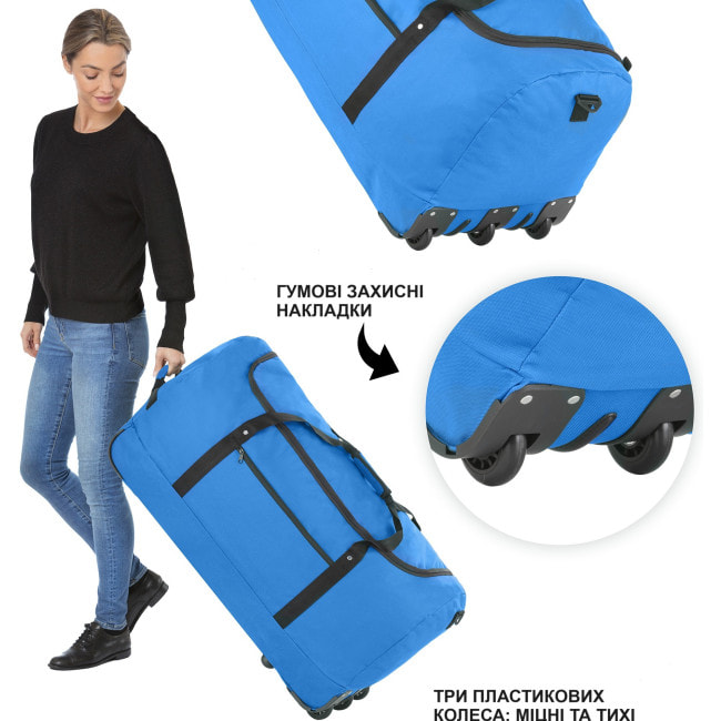 Сумка дорожная на колесах TravelZ Wheelbag 100 Liter Blue (603093)