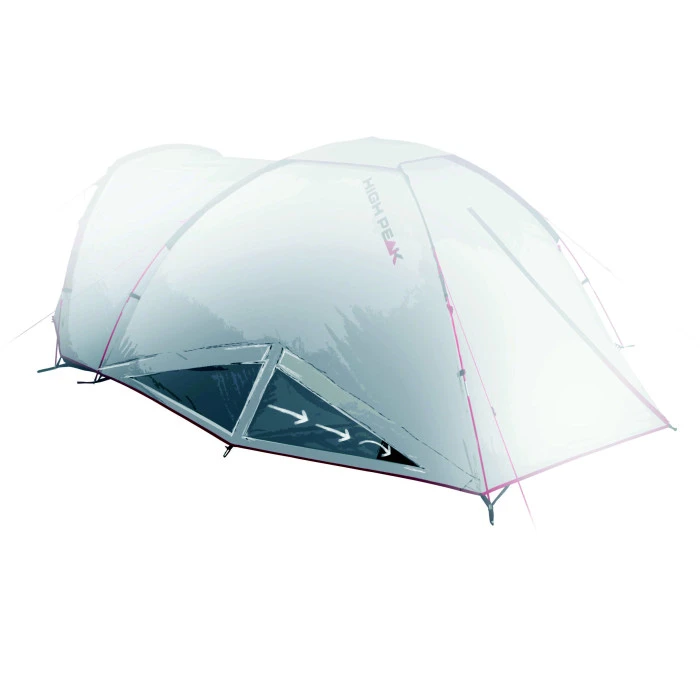 Палатка четырехместная High Peak Tessin 4.1 Deep Forest (10380)