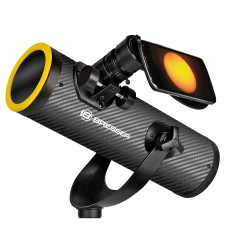 Телескоп Bresser Solarix 76/350 AZ Carbon с солнечным фильтром и адаптером для смартфона (4676359)