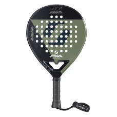 Ракетка для падел тенісу Stiga Racket ACT Black/Olive Green (2202-0919-01)