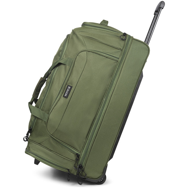 Сумка дорожная на колесах TravelZ Wheelbag Doubleloader green 96L (603099)
