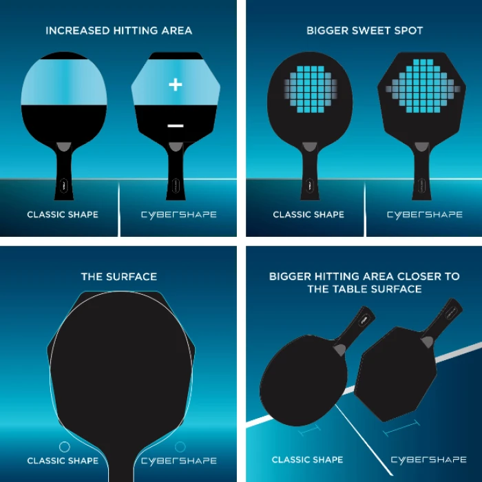 Ракетка для настольного тенниса Stiga Cybershape 1 Star FL (1211-0906-35)