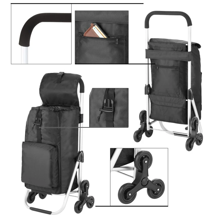 Сумка-тележка ShoppingCruiser Stairs Climber 53 Black (604352)