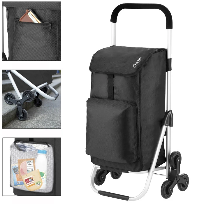 Сумка-тележка ShoppingCruiser Stairs Climber 53 Black (604352)