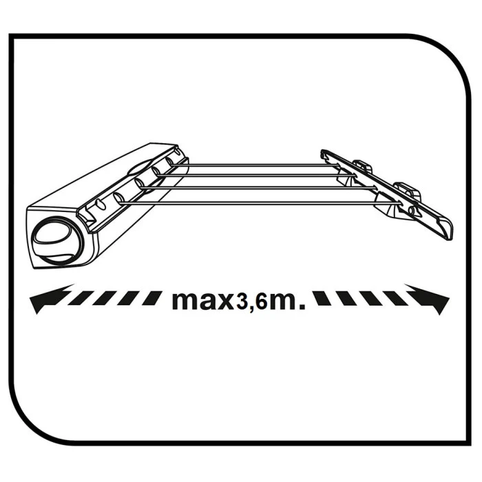 Сушилка для белья настенная Gimi Rotor 6 (155023)