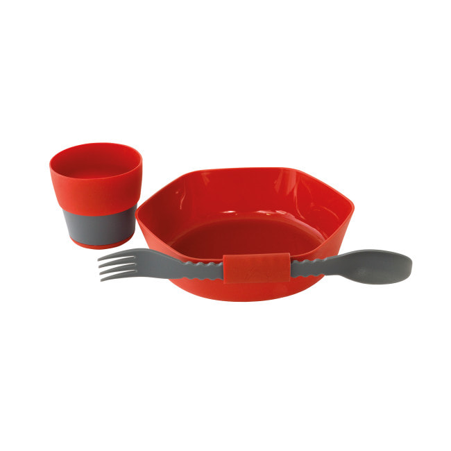 Набор туристической посуды Robens Leaf Meal Kit Fire Red (690276)