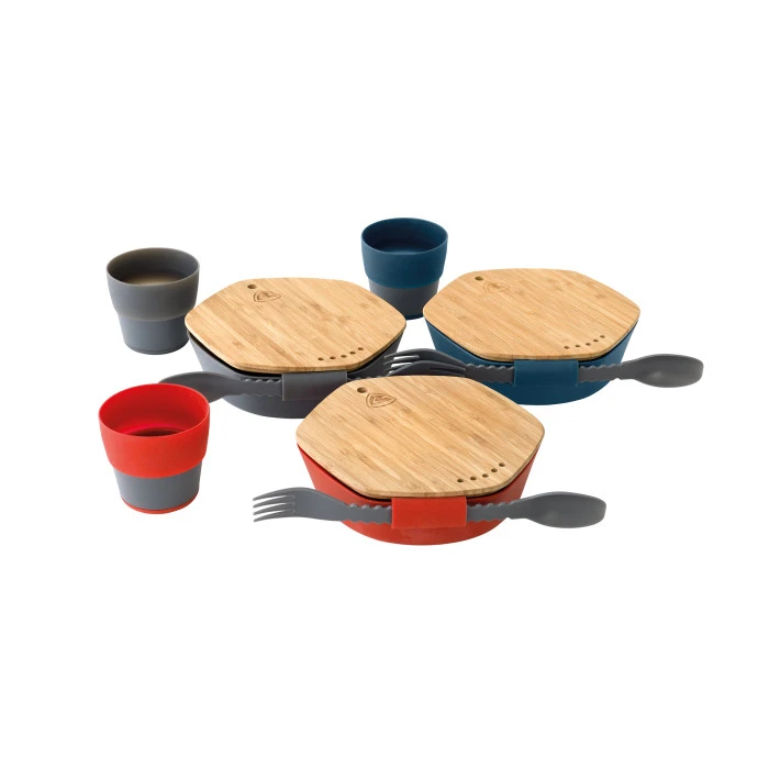 Набор туристической посуды Robens Leaf Meal Kit Fire Red (690276)