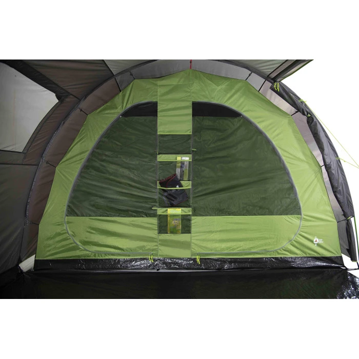 Палатка пятиместная High Peak Ancona 5.0 Light Grey/Dark Grey/Green (10249)