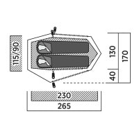 Палатка двухместная Easy Camp Sarek 2 (120468)