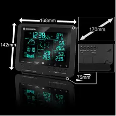 Метеостанція Bresser Weather Center 5-in-1 256 colour Professional Black (7002520CM3000)