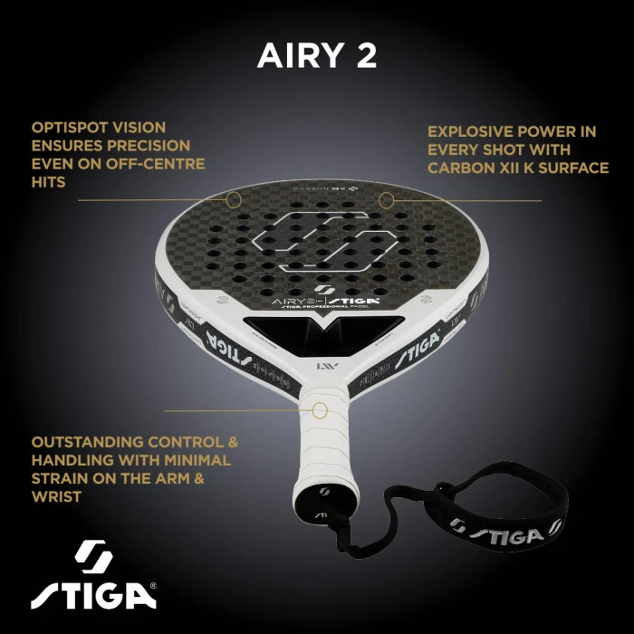 Ракетка для падел тенниса Stiga Racket AIRY 2 (2204-1311-01)