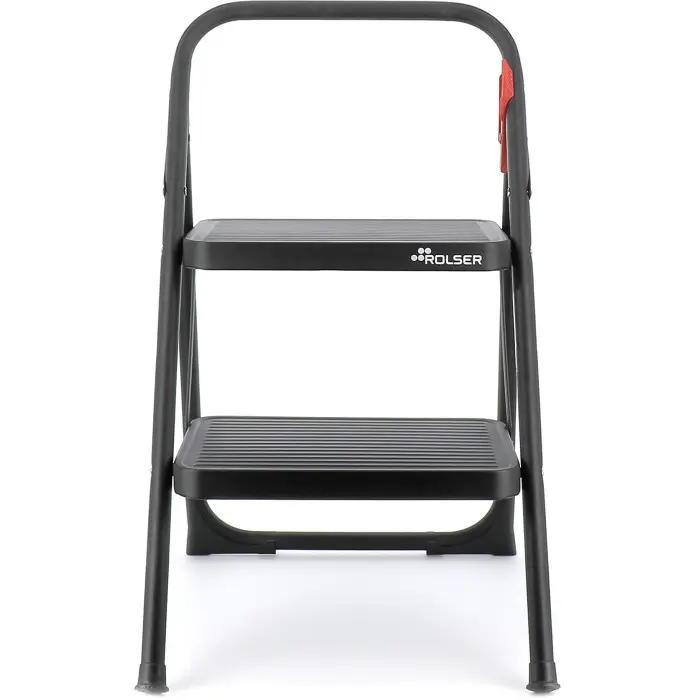Драбина Rolser Taburete M/10 UNE 2 щаблі Negro (MET003-1023)