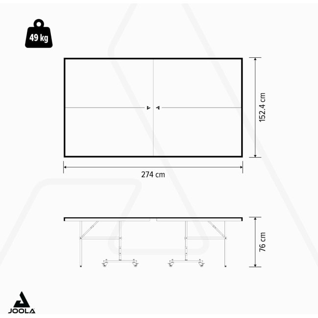 Тенісний стіл Joola Outdoor J100A Grey (11647)
