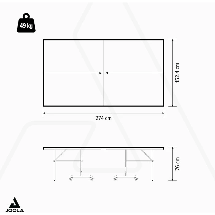 Теннисный стол Joola Outdoor J100A Grey (11647)