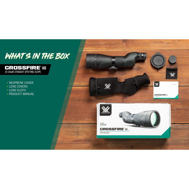 Підзорна труба Vortex Crossfire HD 20-60x80 ST (CF-80S)