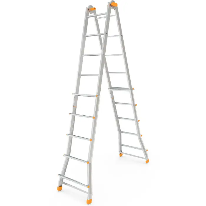 Лестница телескопическая Colombo Pratic 5+5 Steel (PRATIC5+5ACC)