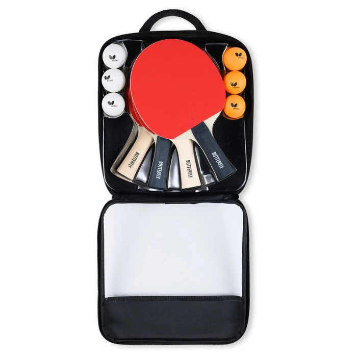 Набор для настольного тенниса Butterfly Racket Set Easy 4 Bats 6 Balls (6257643202)