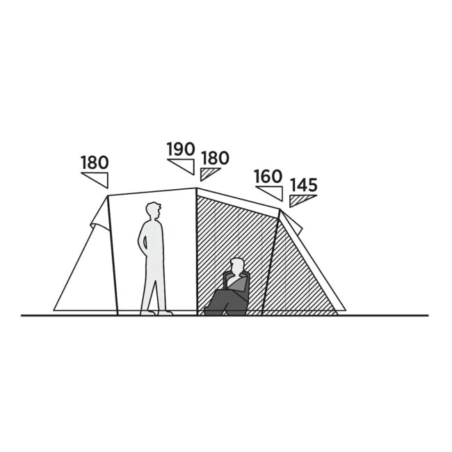 Намет п'ятимісний Easy Camp Hidra 5 (120491)