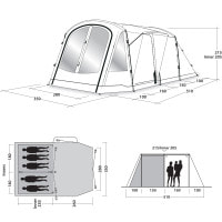Палатка Outwell Nevada 5P Navy Night (111203)