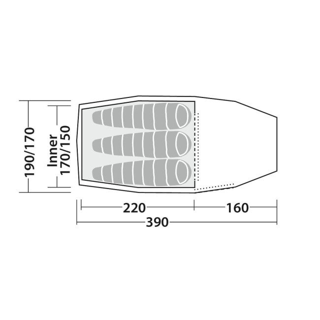 Палатка трехместная Robens Sage 3 Pro (130401)