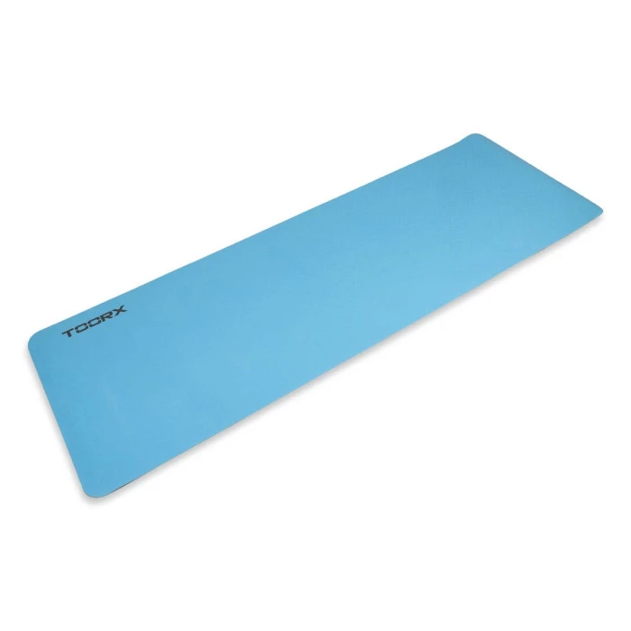 Коврик спортивный Toorx Yoga Professional TPE 183 х 60 х 0,6 см для йоги и фитнеса Azzurro/Antracite (MAT-183)