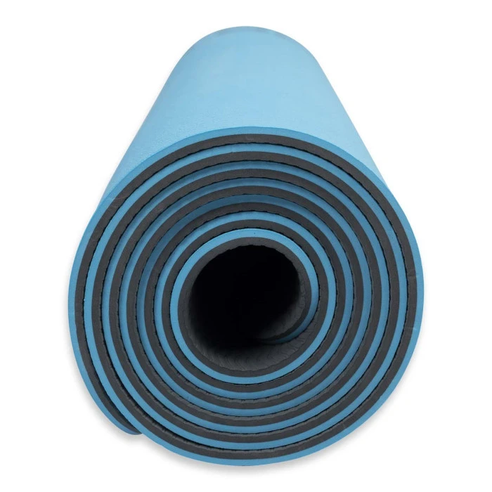 Коврик спортивный Toorx Yoga Professional TPE 183 х 60 х 0,6 см для йоги и фитнеса Azzurro/Antracite (MAT-183)