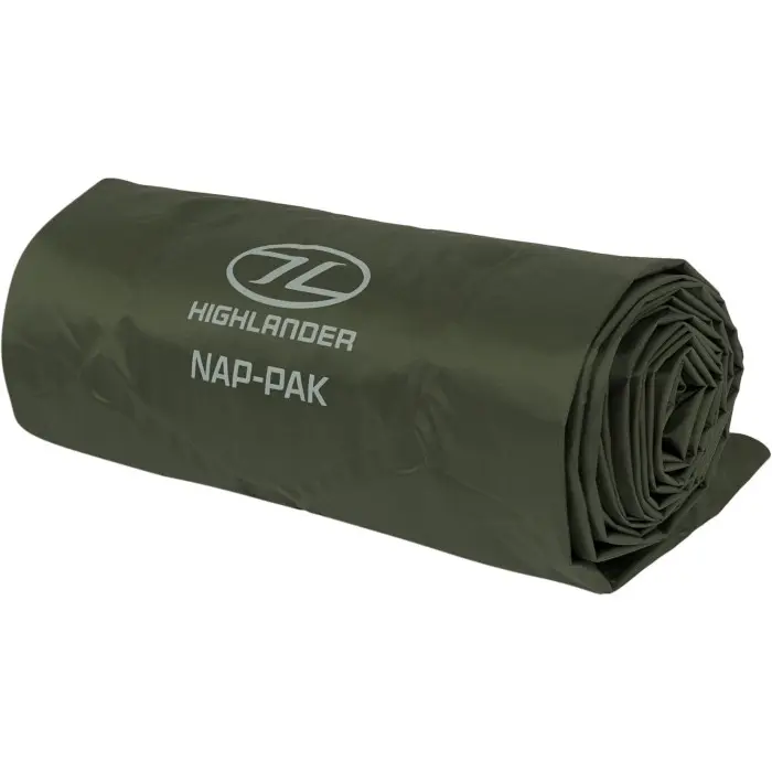 Надувной коврик Highlander Nap-Pak Inflatable Sleeping Mat 5 cm Olive (AIR071)