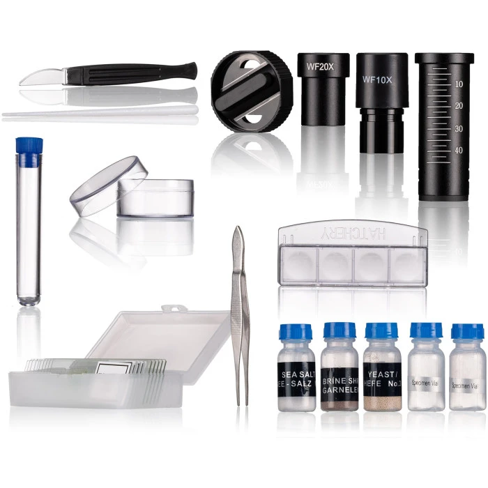 Микроскоп Bresser Junior Biolux SEL 40x-1600x Green с адаптером для смартфона (8855600B4K000)