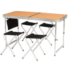 Стол со стульями Easy Camp Belfort Picnic Table Brown (540016)