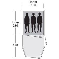 Палатка Outwell Earth 3 Blue (111050)