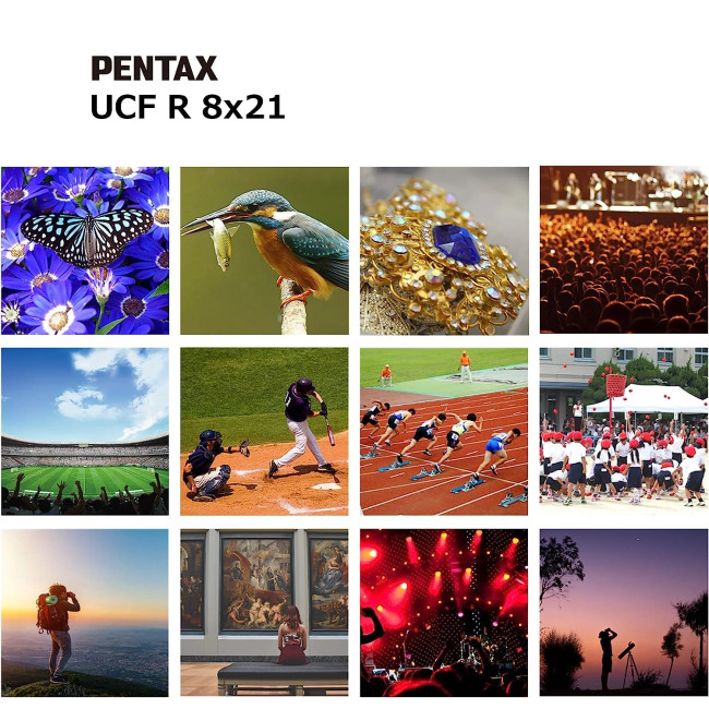 Бинокль Pentax 8x21 UCF-R Black (62209)