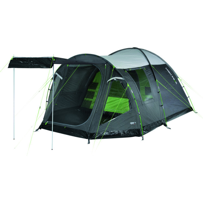 Палатка пятиместная High Peak Santiago 5.0 Light Grey/Dark Grey/Green (11802)
